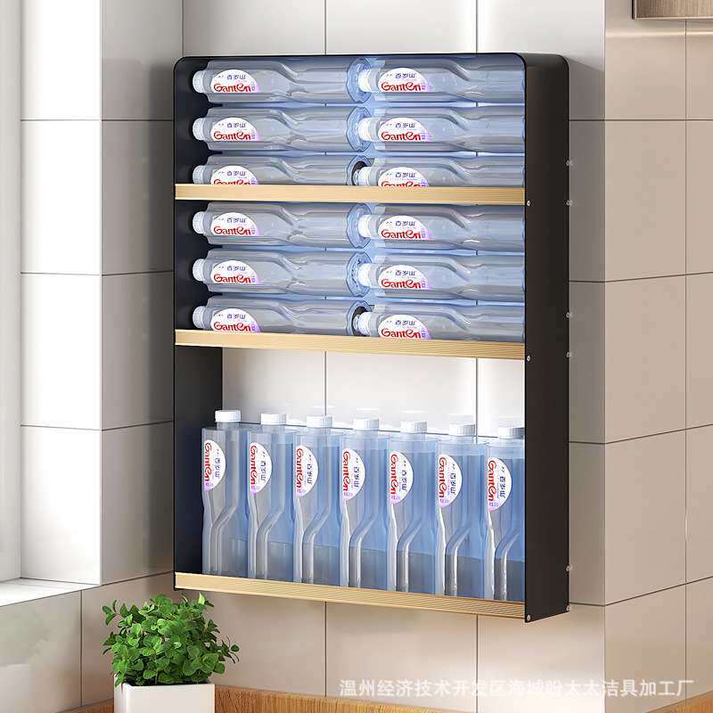 免打孔厨房调味品置物架壁挂式多层调料架调味料收纳架子挂架收纳