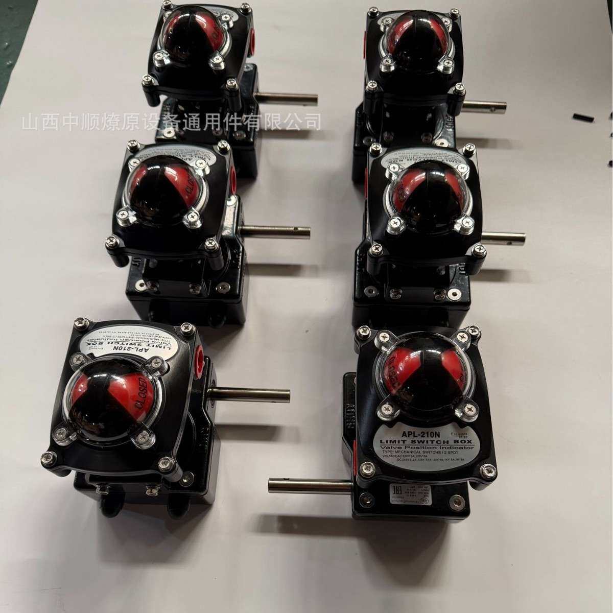 厂家发货铝涡轮箱气动执行器APL-210N 限位开关回信器配件指示盖