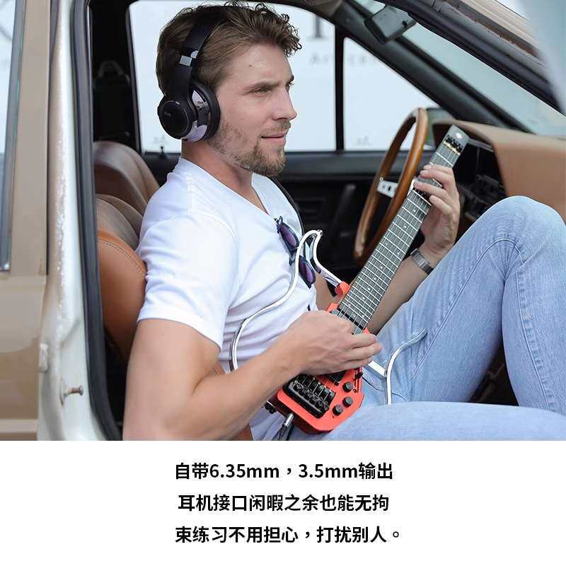 便携签名ALP专业吉他名款吉他折叠陈磊电吉他静音AD121AD80无头电