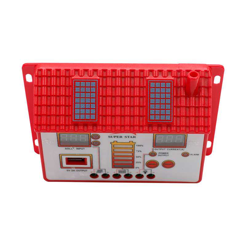 太阳能控制器pwm全自动12v/24v路灯供电光伏板智能充电系统转换器