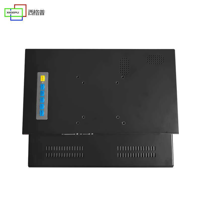 12寸高清液晶显示器工业触摸壁嵌入式HDMI接口VGA电脑广告显示器