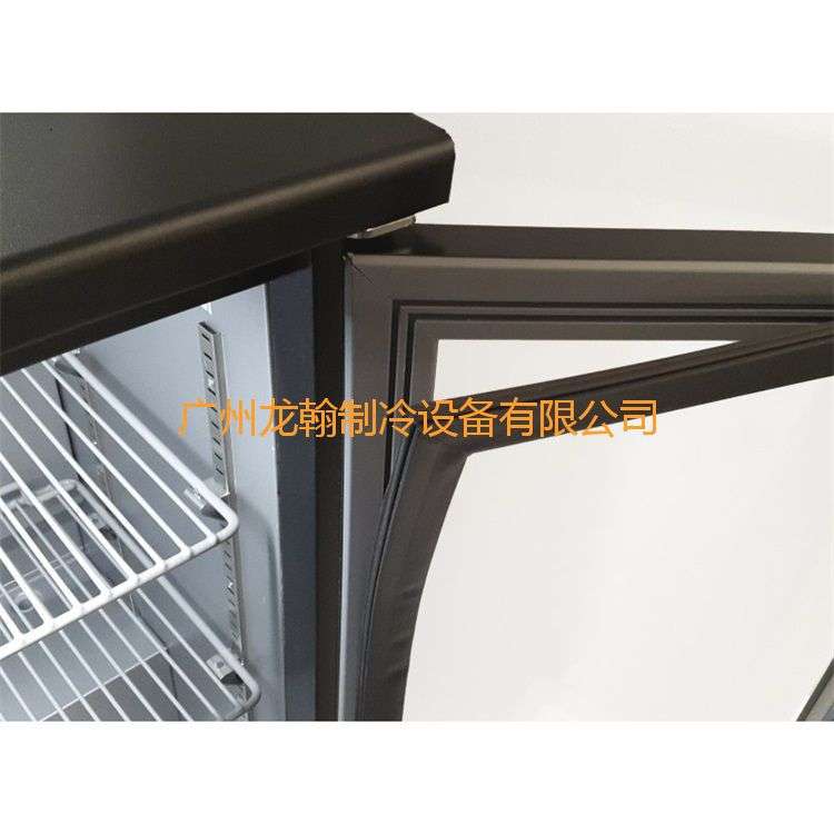 酒吧款黑色机身三玻璃门饮料啤酒冷藏展示柜