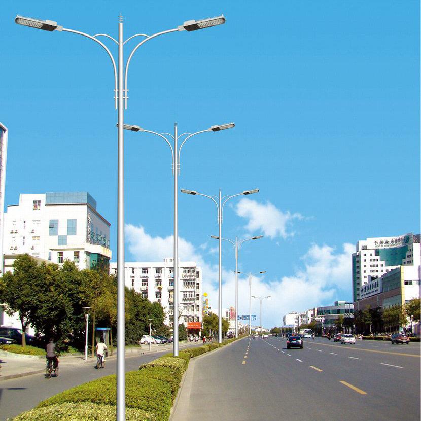 厂家led等飞机头双臂路灯市政道路工程道路照明灯杆路灯