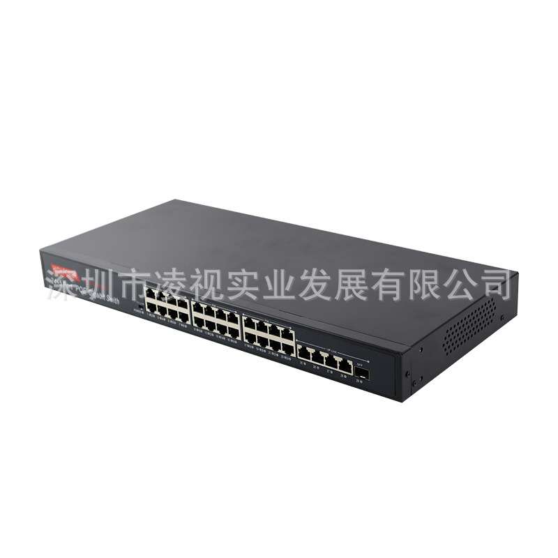 全千兆大功率POE网络交换机24口POE52V标准供电网络监控AP交换机