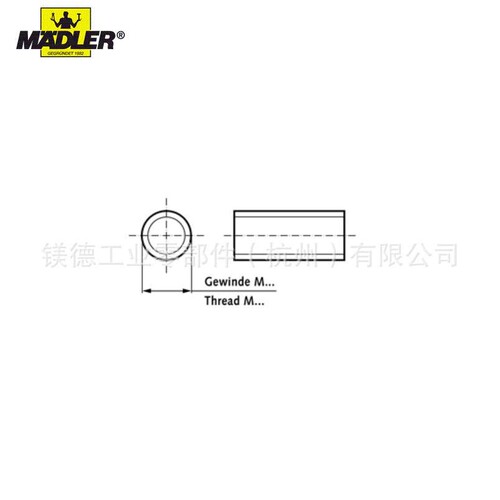 Maedler 公制牙条 DIN 976-1 A (老DIN 975),不锈钢