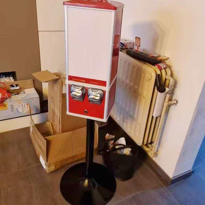 桌面型不带电 投币式卡片纹身贴贩卖机小型扭卡机扭卡自助售卖机