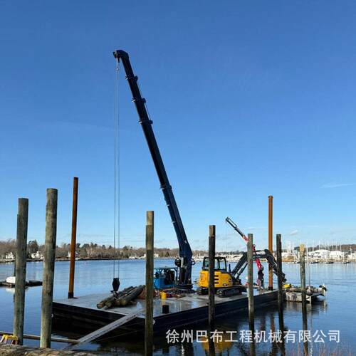 船用起重吊机10-20吨码头起重机固定液压吊机起重臂60°旋转船吊