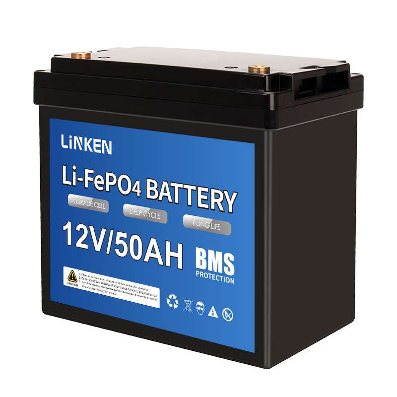 12V50Ah家庭储能铅改锂LiFePO4电池 磷酸铁锂户外太阳能可充电