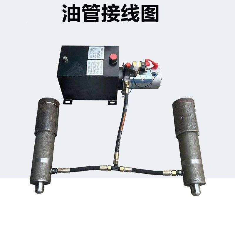 前四后八半挂车改装电动液压提升桥提升车桥钢板省油减少转弯半径