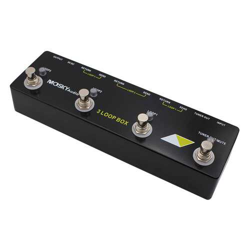 MOSKYaudio 3 LOOP BOX 效果器通道选择