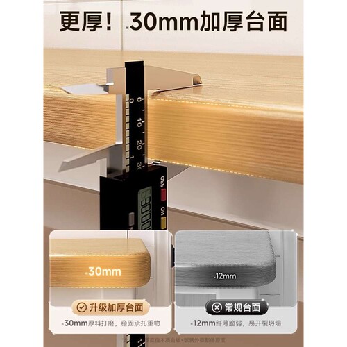 厨房多功能置物架落地切菜桌子工作台微波炉锅具收纳架窄边柜淘