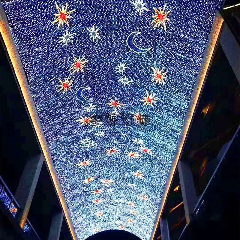 灯光节户外天幕蝴蝶动物LED灯画灯饰春节星空造型幕墙灯饰画厂家