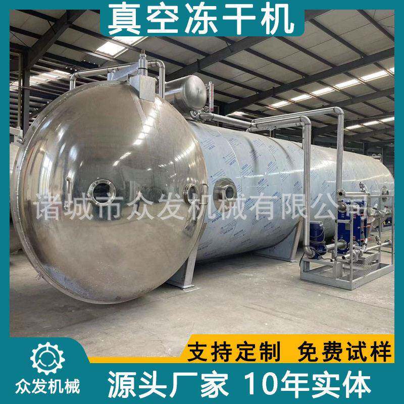自动芒果低温冷冻干燥机鸡胸肉50平冻干机水果真空冻干机器