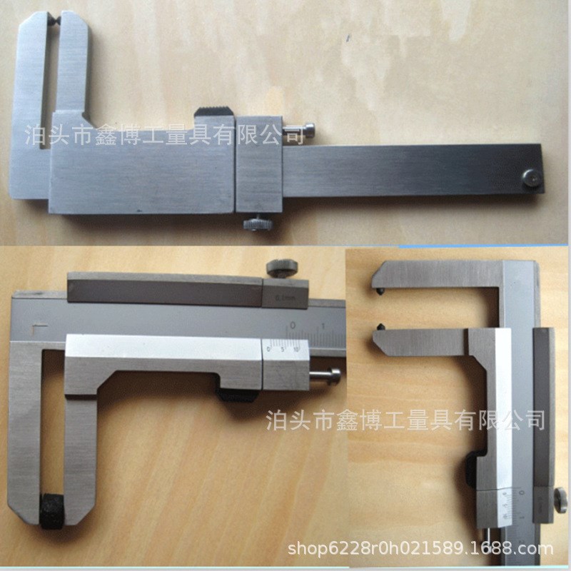 刹车盘卡尺0-90x120制动片游标卡尺0-60x55不锈钢刹车片厚度卡尺