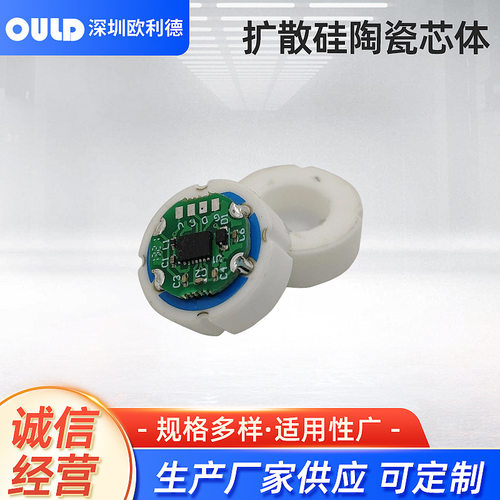 欧利德自主研发扩散硅陶瓷压阻芯