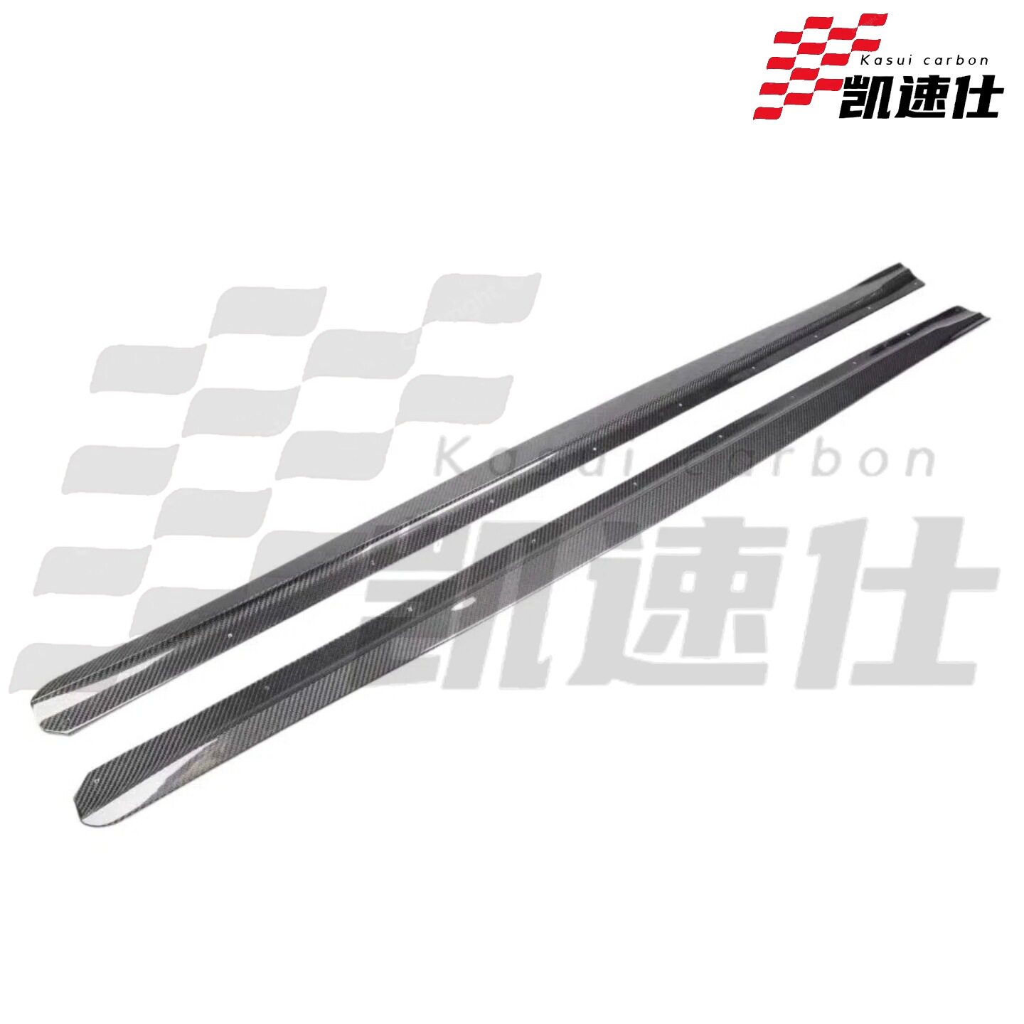 适用于宝马M2 F87碳纤维侧裙改装侧保险杠裙边侧扰流板