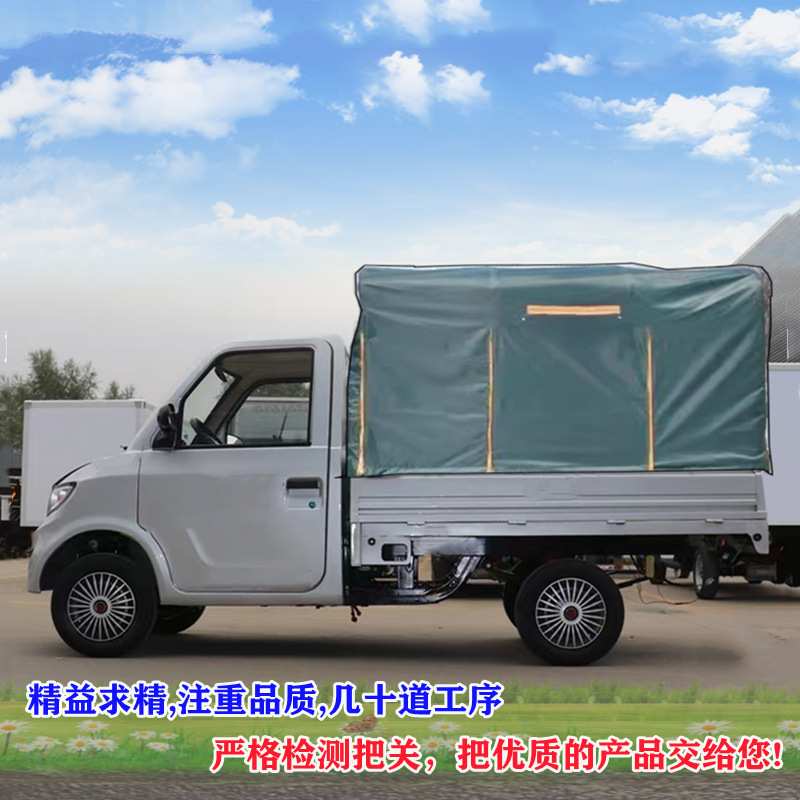 厂区电商农户运输代步车可配增程器发电单排2门2座电动四轮载货