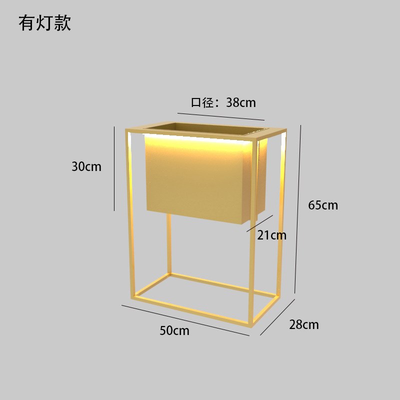 轻奢创意花盆花架北欧简约客厅z网红落地大室内个性装饰虎皮兰盆