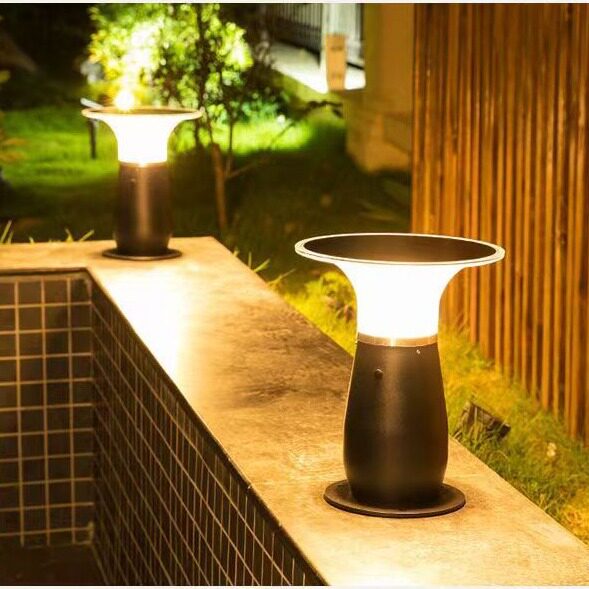 太阳能市电草坪灯LED庭院灯草坪道路灯户外地插灯古镇现货自提