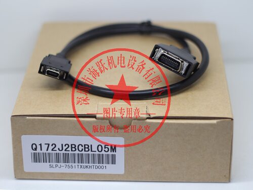 Q172CPU(N)与MR-J2S-B通讯线：Q172J2BCBL05M长度0.5米已测试