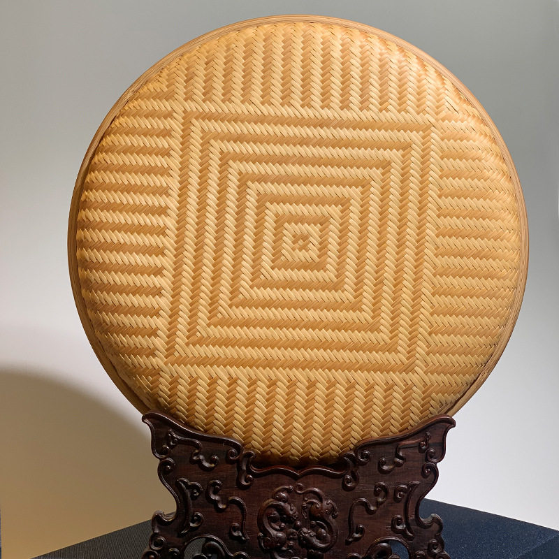 竹编纯手工工艺品茶饼盒散茶盒竹编翘饼盒精品工艺厂家直销
