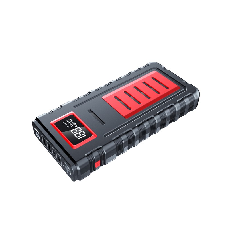 私模带屏汽车应急启动电源 12V1A0A双向快充65W便携式车载备用电