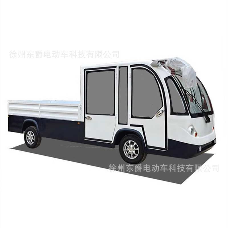 供应汽车式双排五座小货车2米2厢送货电动四轮货运车电动货车