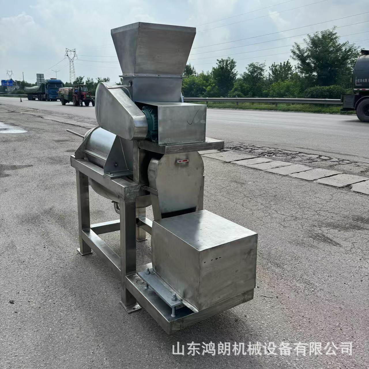 冬瓜胡萝卜挤压榨汁机番茄酱压榨机粉碎果蔬挤压榨汁机