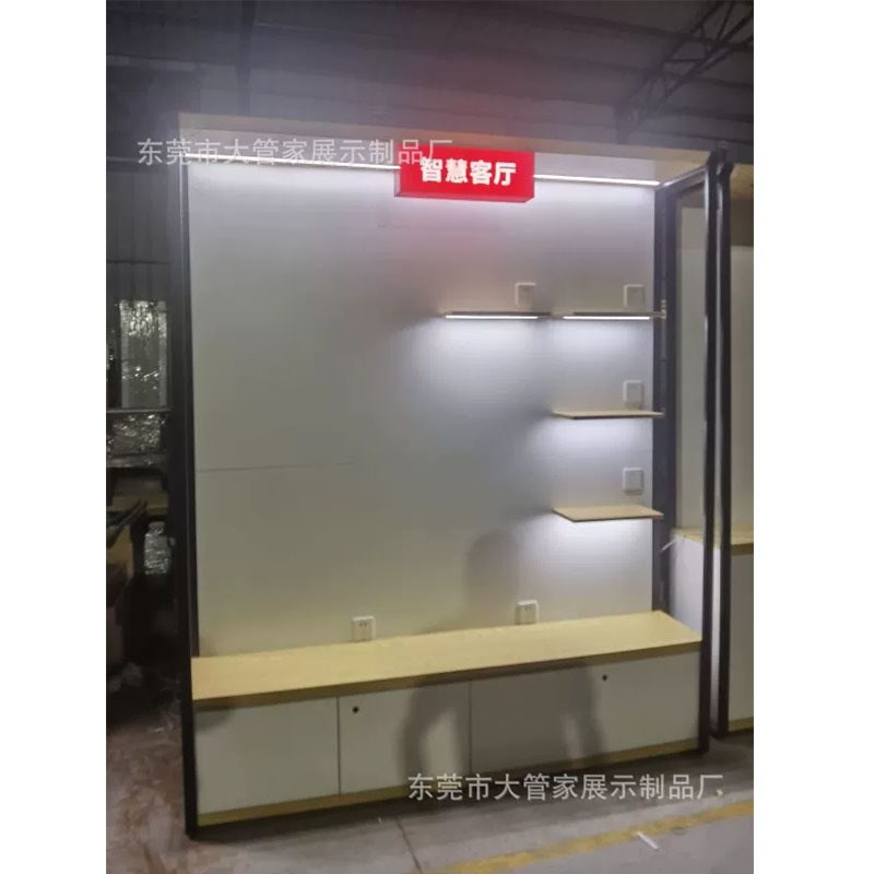 联通营业厅业务受理n台联通体验桌中岛台智慧家居高柜沙发休闲桌