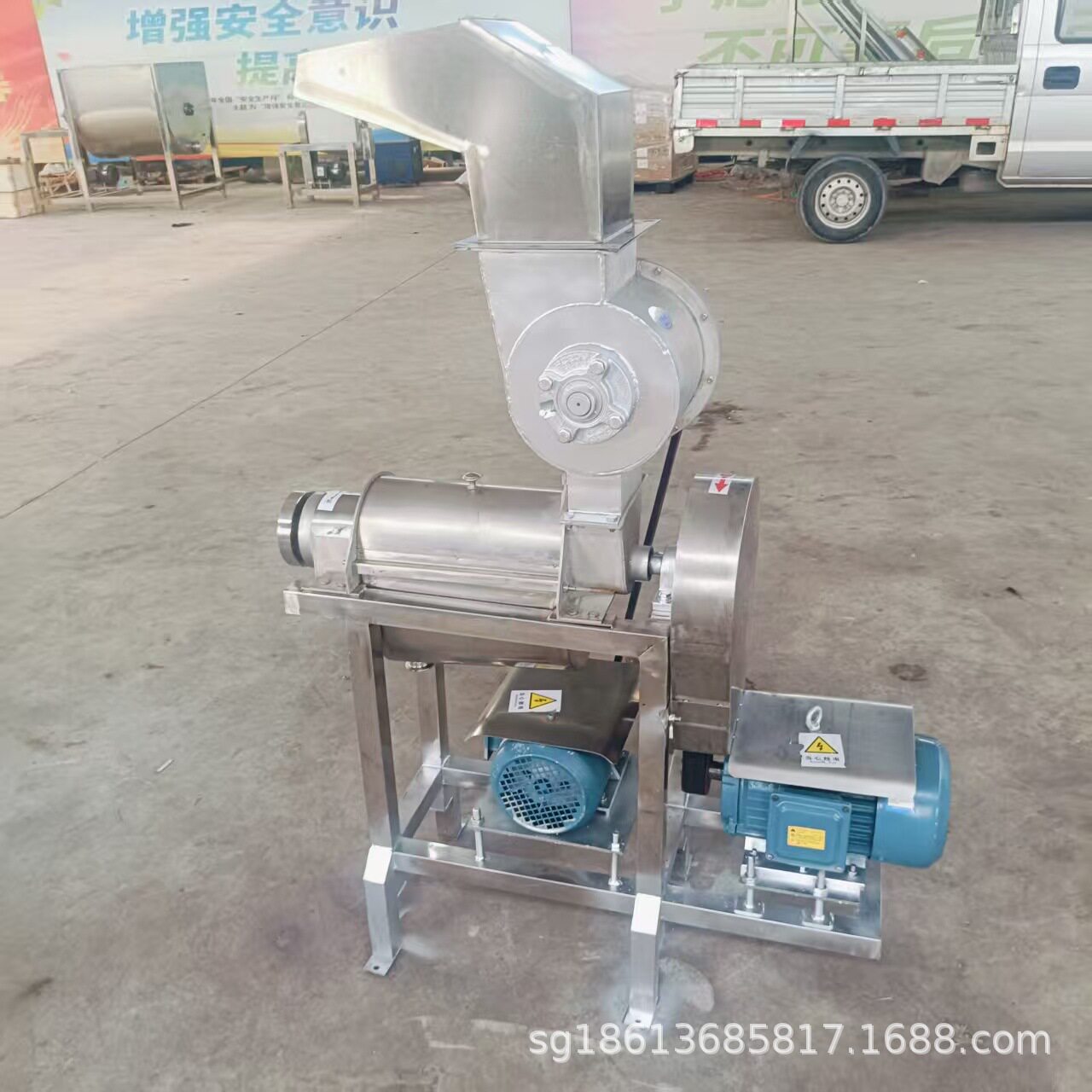 大型柑橘柠檬螺旋榨汁机 工业葡萄梨渣汁分离机 商用果汁加工设备