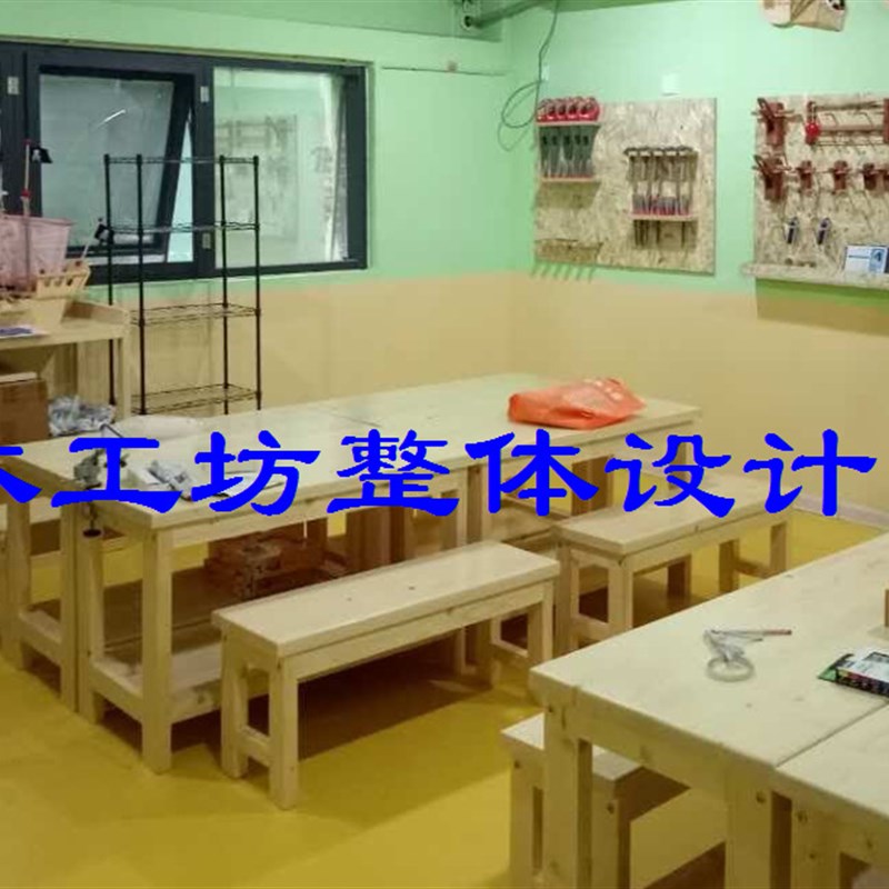 创客木工坊木工桌j单人操作台实木长条板凳100*50*65cm进口樟子松