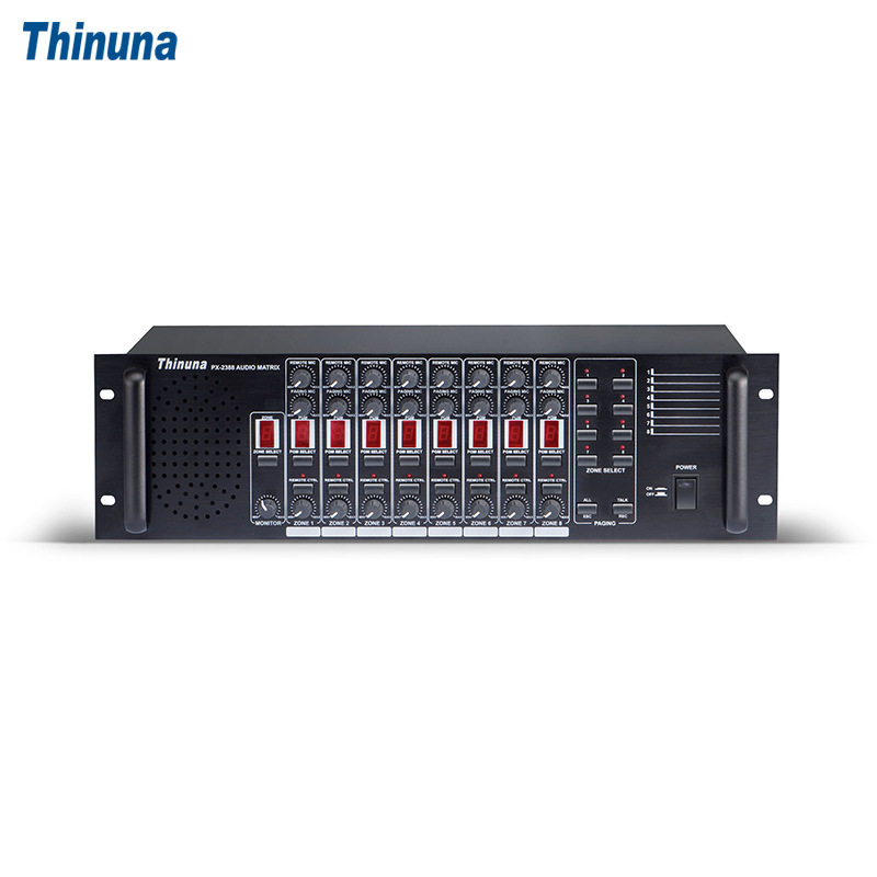 Thinuna PX-2388 8×8紧急及节目分配音频矩阵主机
