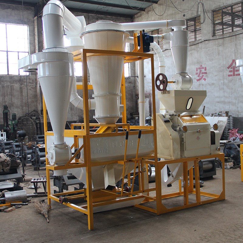 小型6FHL-40提n粉磨粉机 加工磨粉设备面粉机  双喂料立箩链轮磨
