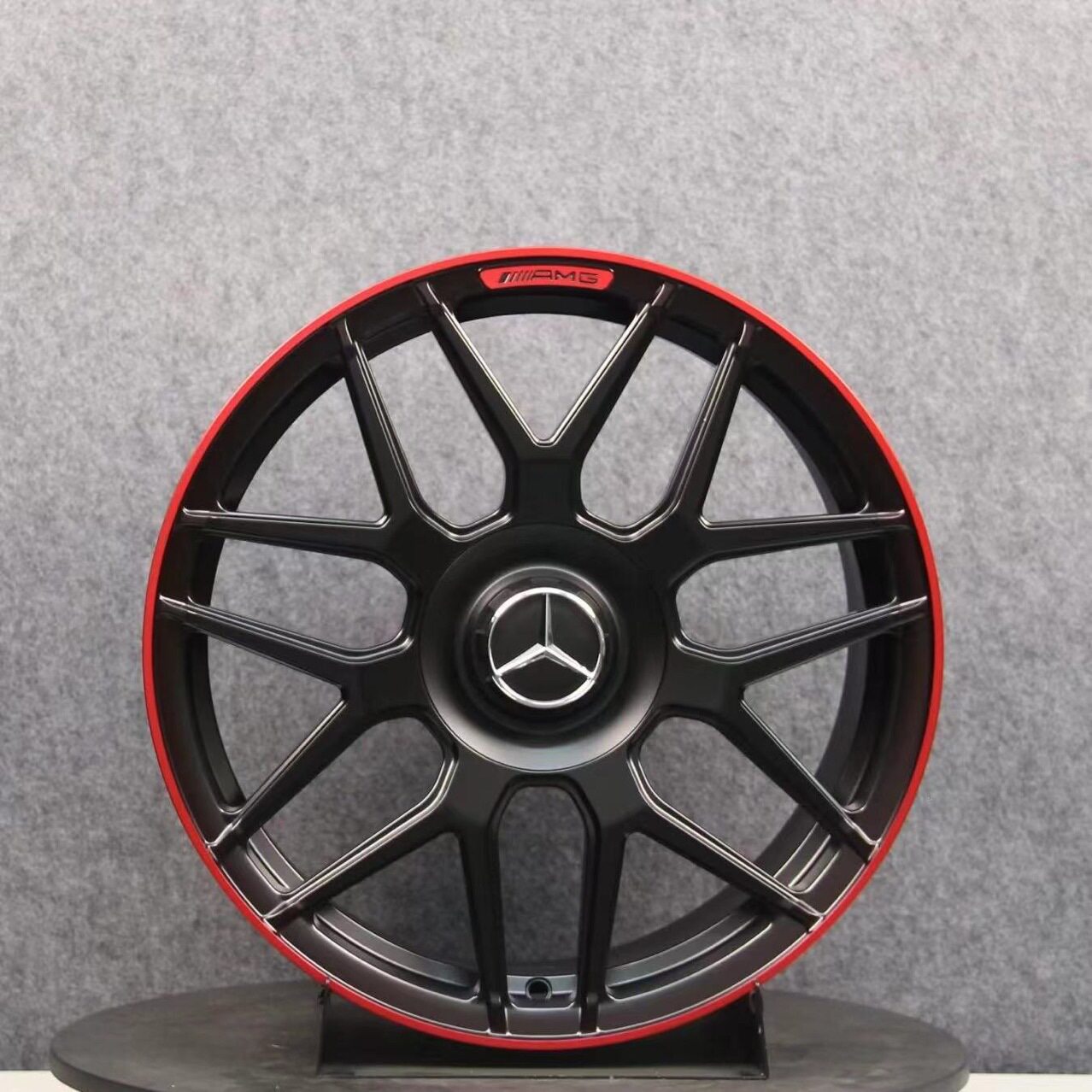 适用奔驰amg轮毂18 19寸e300 c200 S450 glc63迈巴赫大饼改装锻造