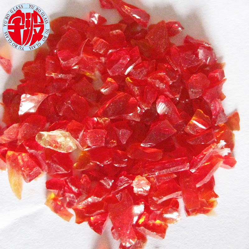 玻璃砂鱼缸造景底砂 鱼缸微景观装饰园艺造景T异形彩色玻璃砂