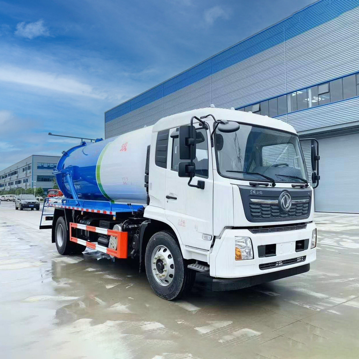 市政抢修吸污车环卫吸粪车5-20立方蓝牌吸污车清洗吸污一体车