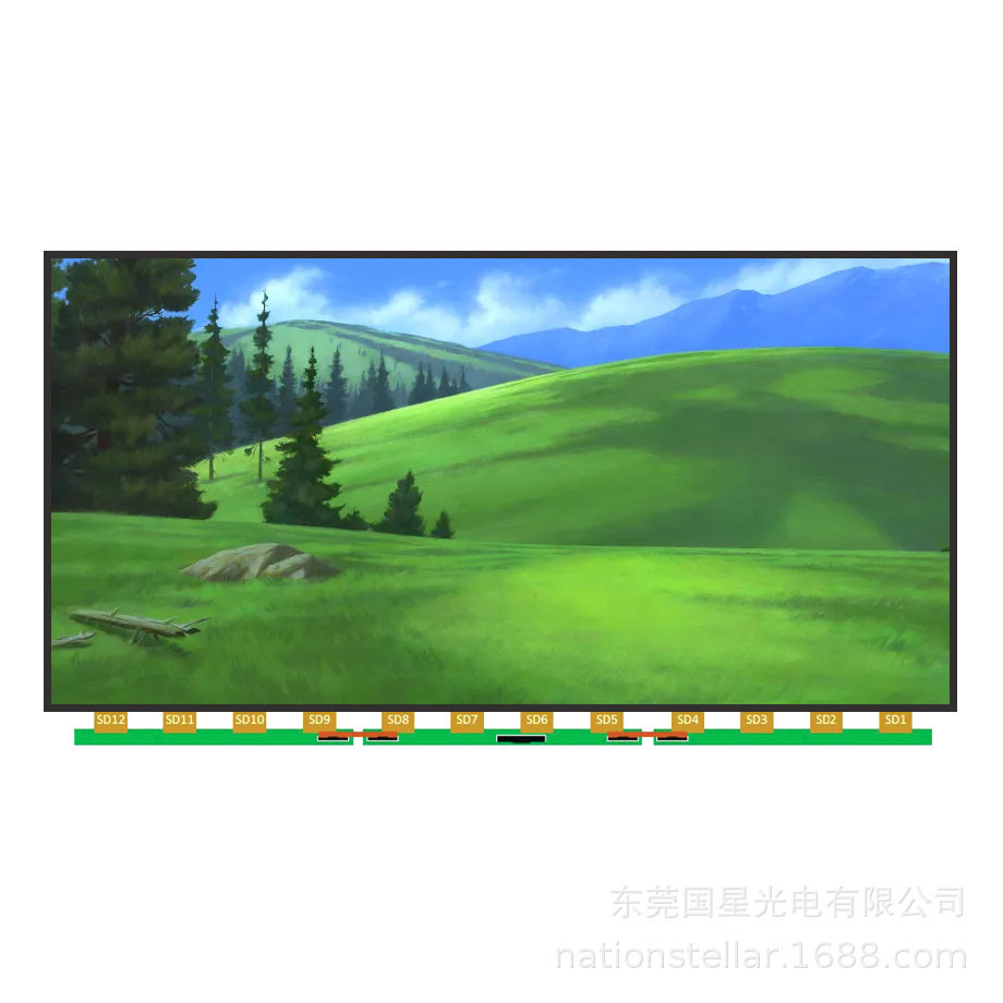 75英寸华星光电SG7461D03-1数字标牌电子白板雾面1.07B色玻璃