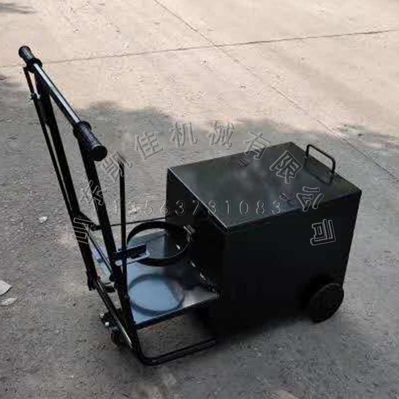 马路沥青胶灌缝机 沥青路面填缝机 手推拖挂式灌缝机