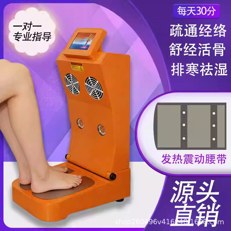 气血温通养生仪足脚底能量平衡仪家用气血循环机腿部疏通经络仪器