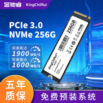 金驰睿m2型固态硬盘1t 256g512g高速nvme pcie3台式电脑ssd热销榜