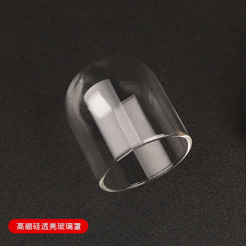 M3NO文玩核桃防尘罩连体玻璃罩竹底座展示P架密封玻璃罩摆件文