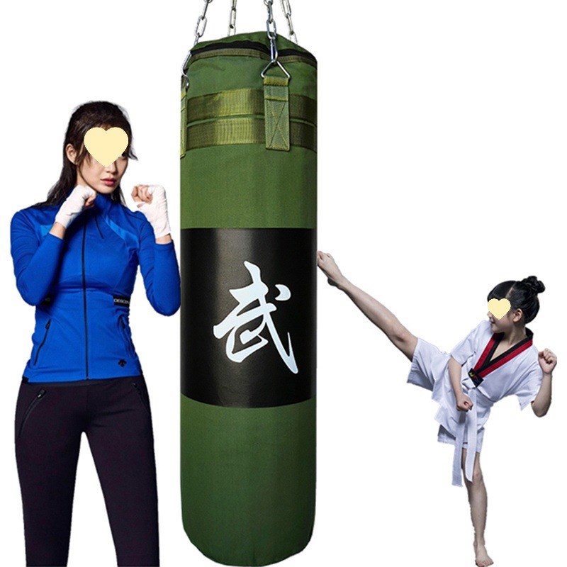 拳击沙袋吊式散打家用空心帆布成人练拳击儿童跆拳道拳击训练器材