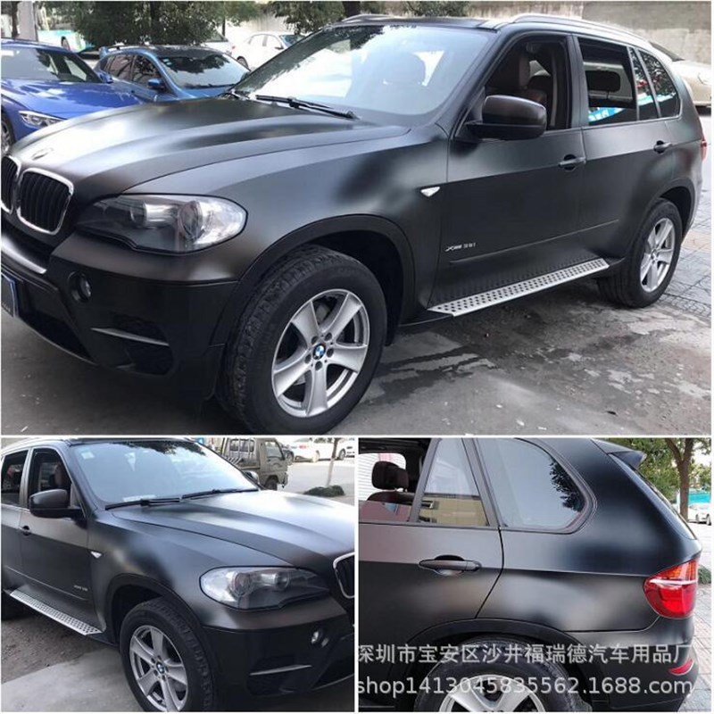 电光金属灰汽车电光金属膜电光战斗灰改色膜亚光全Y整车身贴膜纸