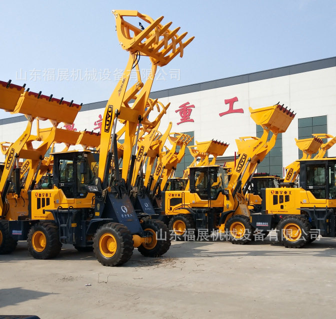 建筑工地沙场装载机 新款 鲁宇928自动挡气刹小铲车