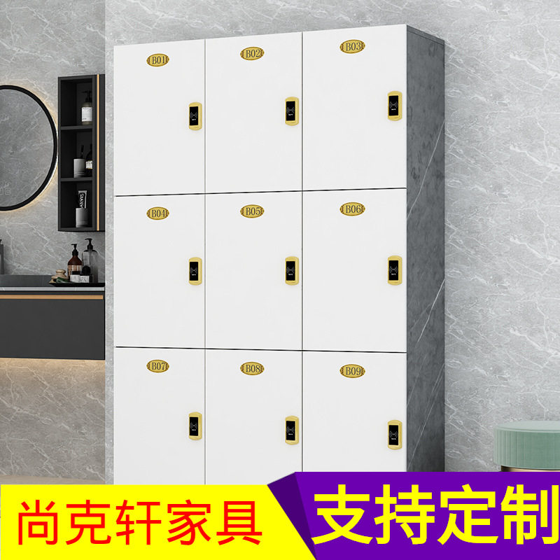 木质带锁更衣柜健身房桑拿