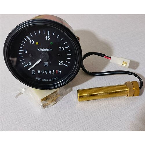 柴油机仪表0-2500转G128 6135转速计时表ZSG-1发电机12V135