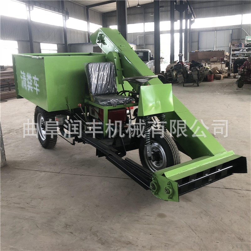四轮座驾式牛场铲粪n车农用三轮动力清粪车养殖场柴油粪便清扫机