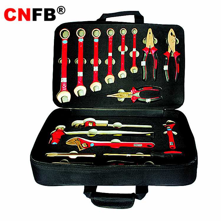 (桥防)天津桥防CNFB--NO.H-17防爆17件套组合套装工具