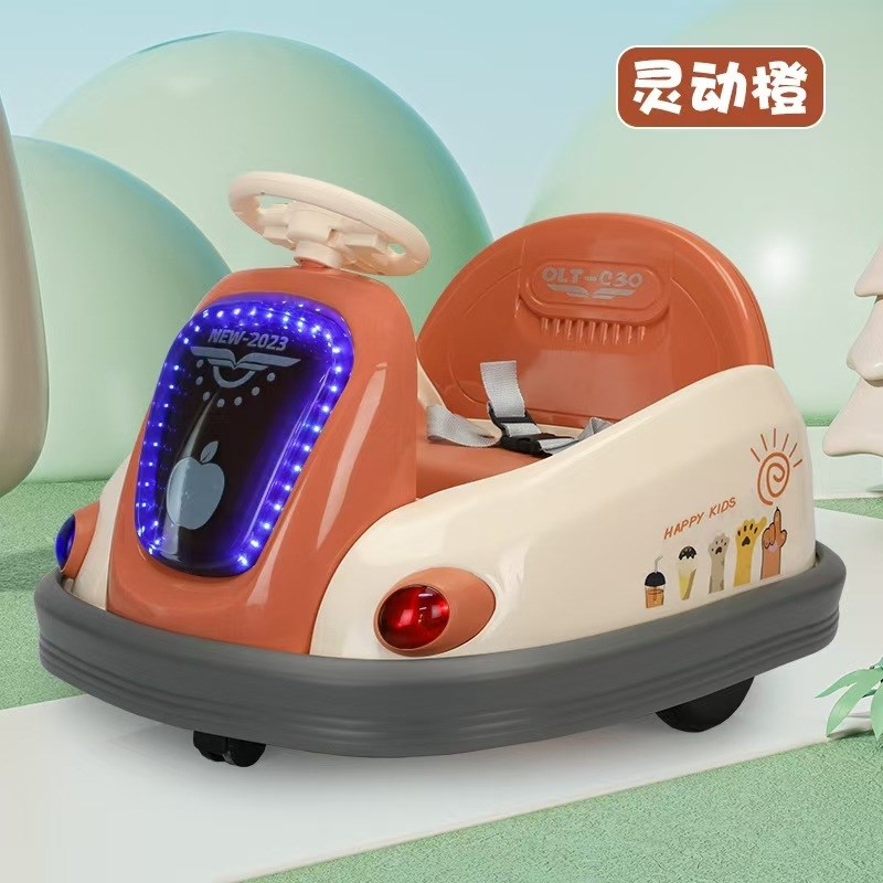 儿童电动碰碰车小孩婴儿玩具车可坐人带遥控宝宝四轮汽.车充电童