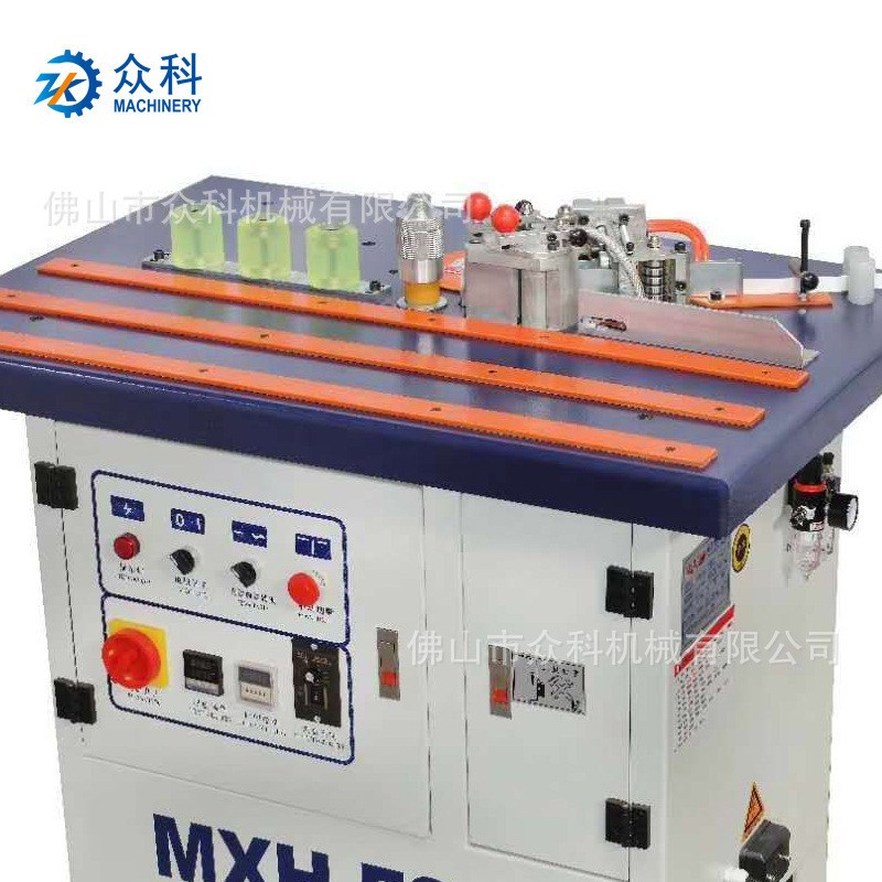直曲线手动封边机MXHu-F350曲线台式木工异型封边机